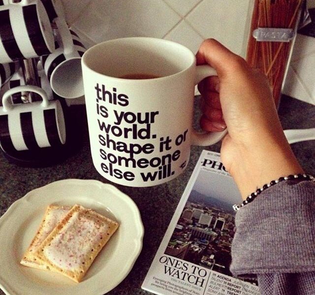 Der richtige Start in den Tag: „This is Your World“-Tasse