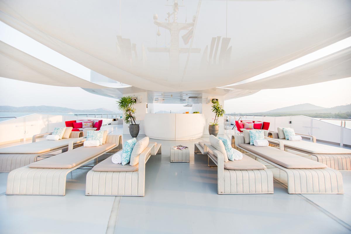 Atemberaubende 69m Saluzi Superyacht 12