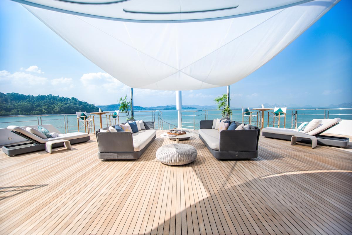 Atemberaubende 69m Saluzi Superyacht 16