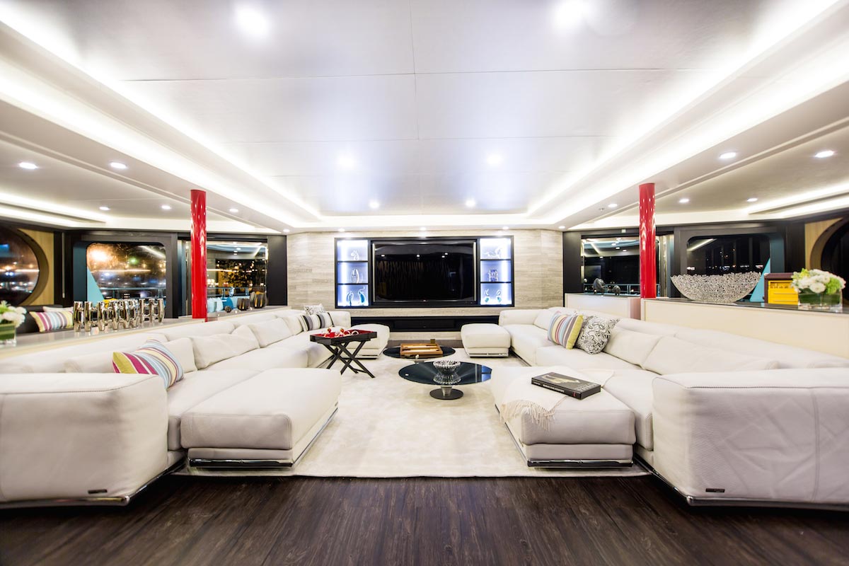 Atemberaubende 69m Saluzi Superyacht 19