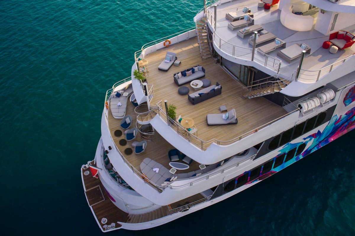 Atemberaubende 69m Saluzi Superyacht 23