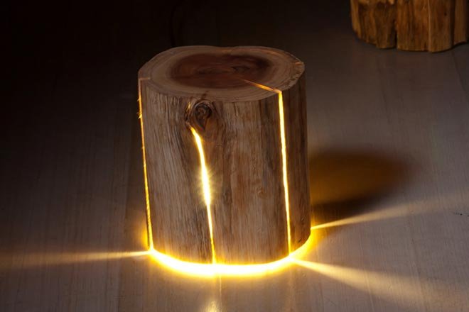 Vom Baumstumpf zur Lampe x Duncan Meerding 3