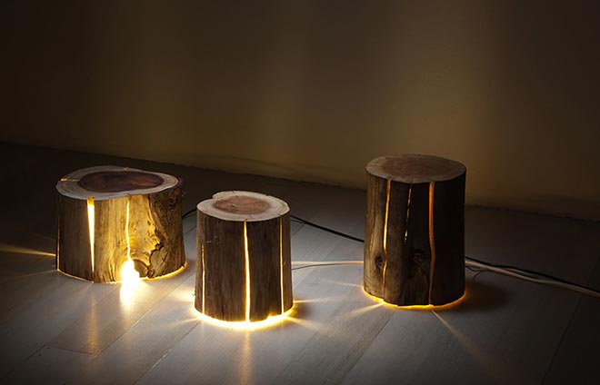 Vom Baumstumpf zur Lampe x Duncan Meerding 7