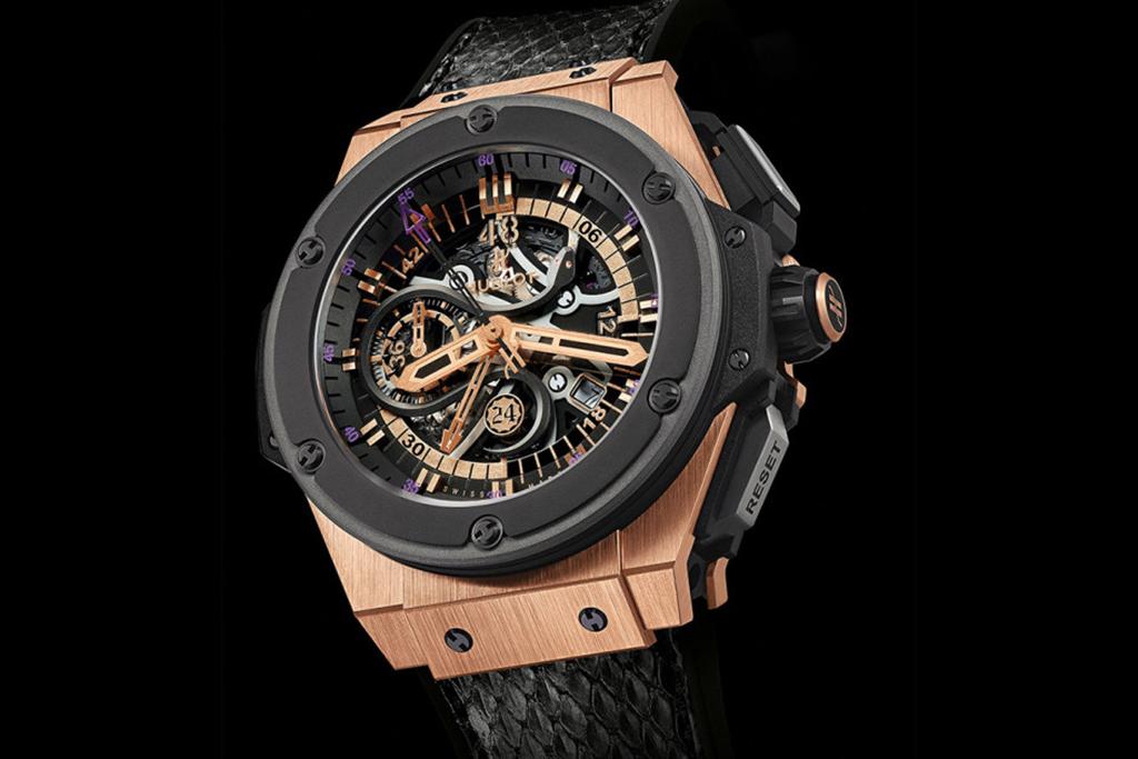 Kobe Bryant presents his Hublot King Power Black Mamba 1