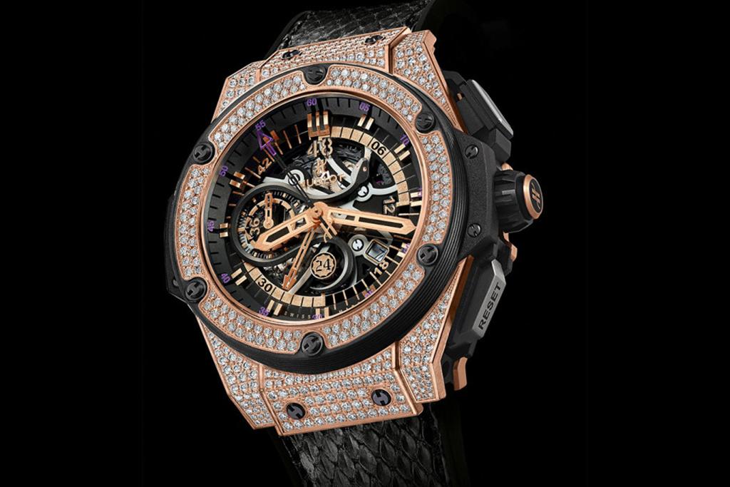 Kobe Bryant presents his Hublot King Power Black Mamba 2