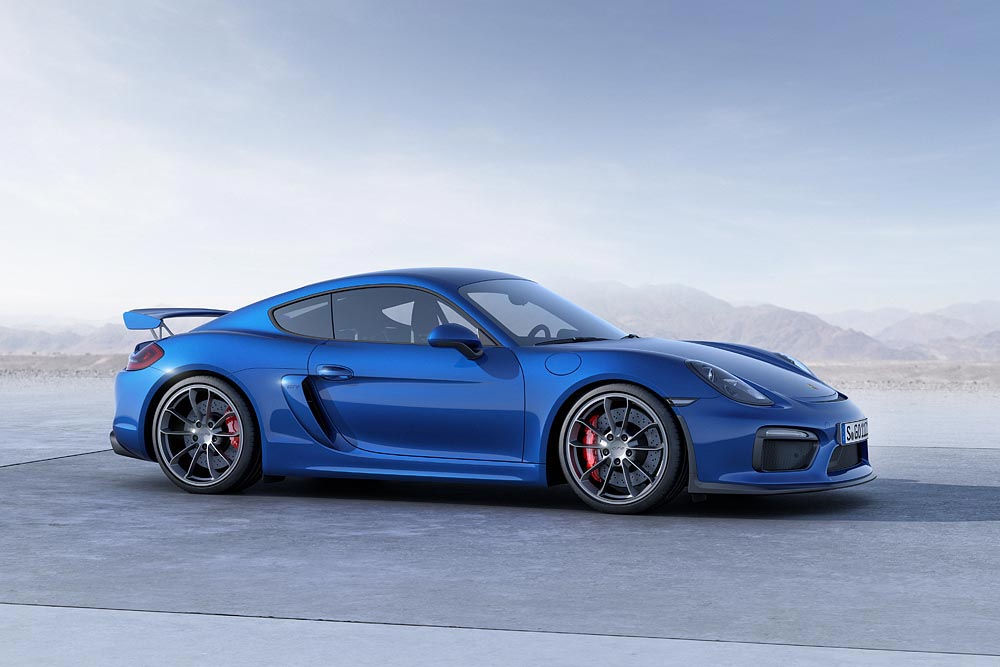 Der brandneue Porsche Cayman GT4 3