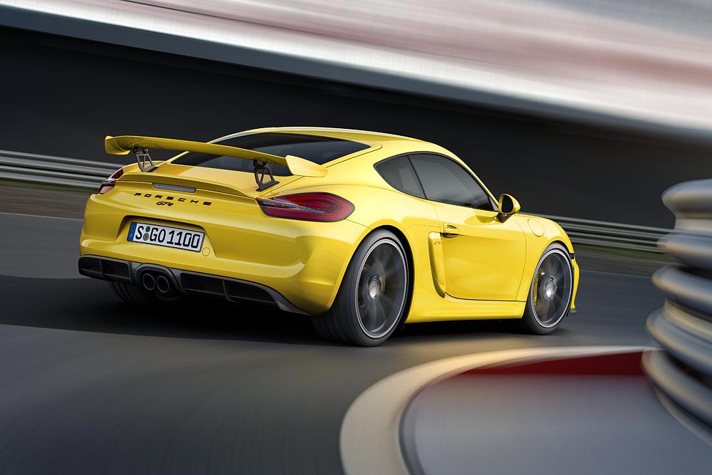 Der brandneue Porsche Cayman GT4 8
