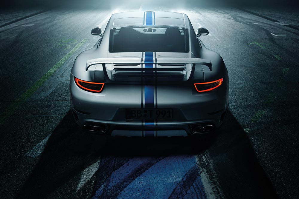 Porsche 911 Turbo with body kit made of carbon by TechArt 2