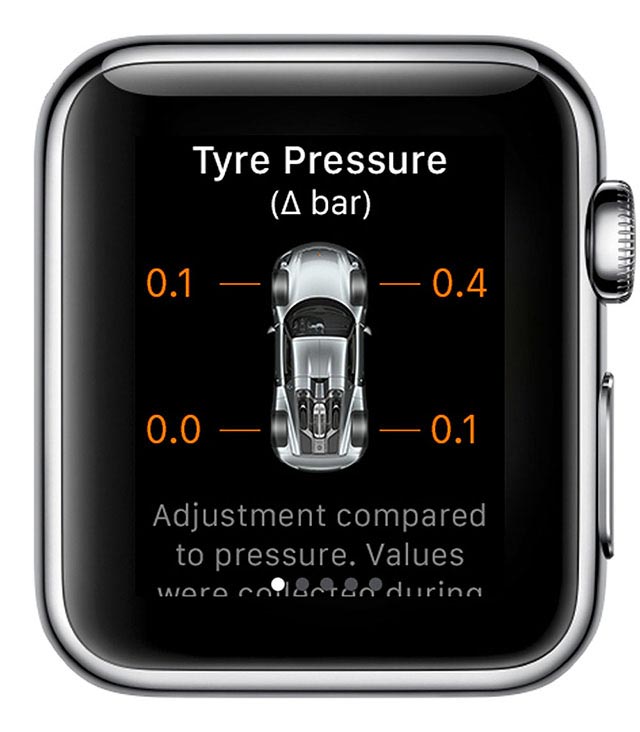 Porsche Car Connect for Apple Watch 2