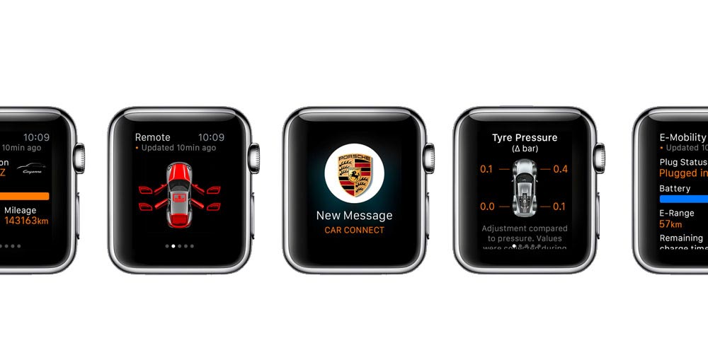 Porsche Car Connect for Apple Watch 1