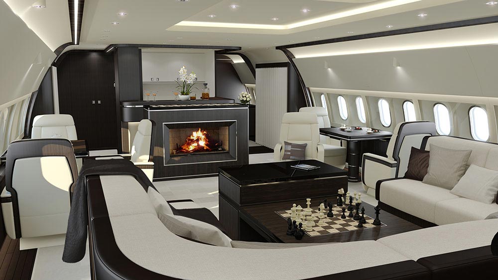 Die luxuriösesten Privatjet Inneneinrichtungen 10