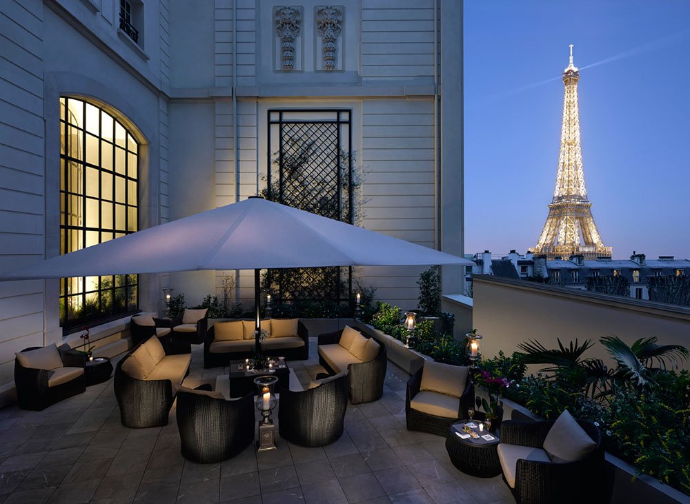 The Rooftop Terrace at the Shangri-La Hotel, Paris 5