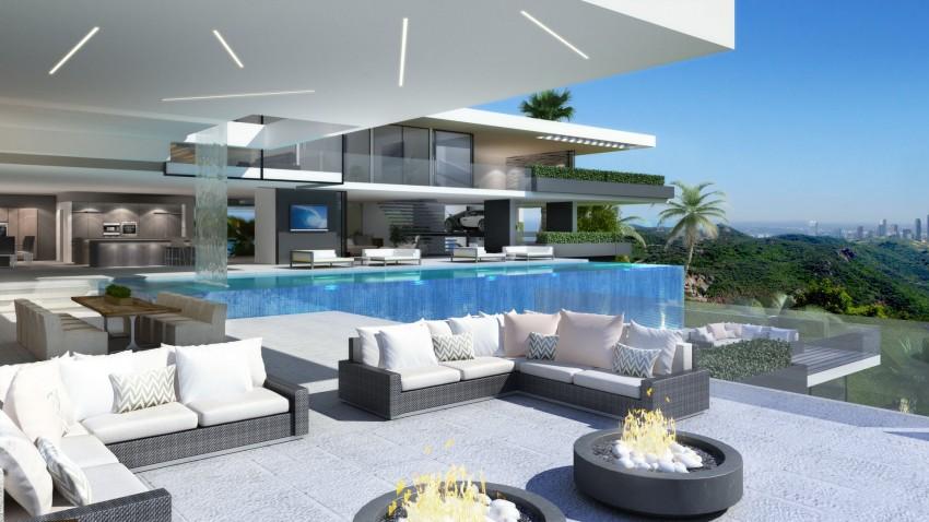 Zwei moderne Anwesen am Sunset Plaza Drive in Los Angeles 4