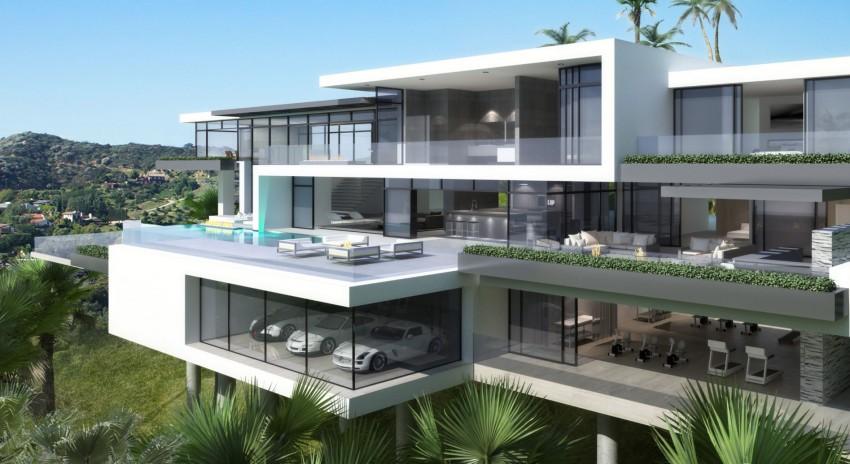 Zwei moderne Anwesen am Sunset Plaza Drive in Los Angeles 7