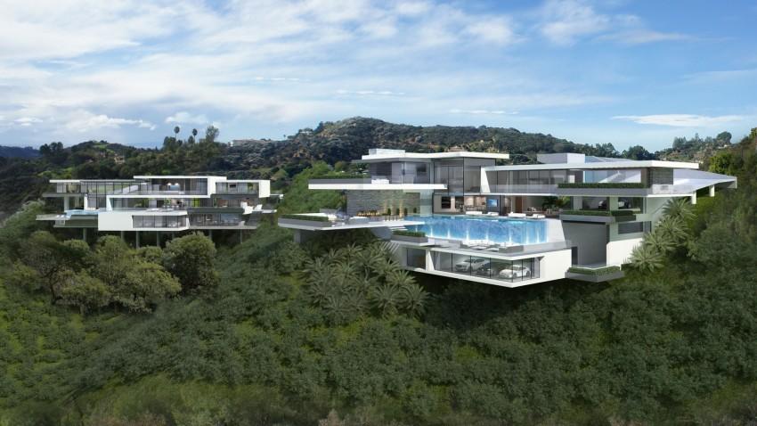 Zwei moderne Anwesen am Sunset Plaza Drive in Los Angeles 9