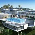 Zwei moderne Anwesen am Sunset Plaza Drive in Los Angeles
