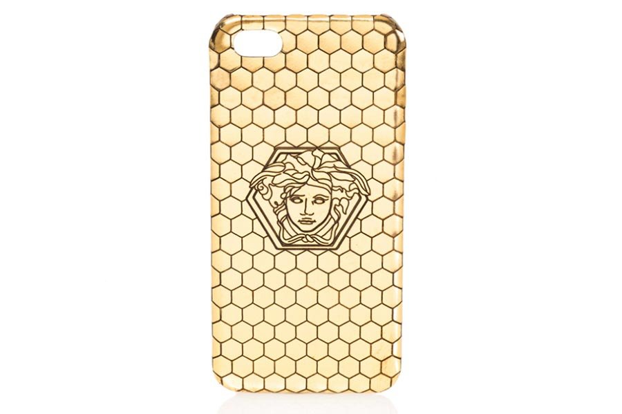 Versace x Haas Brothers Gold iPhone Case