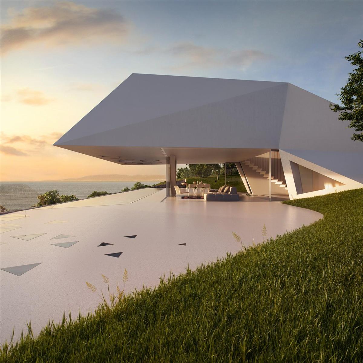 Futuristisch: Villa F by Hornung & Jacobi Architecture 3