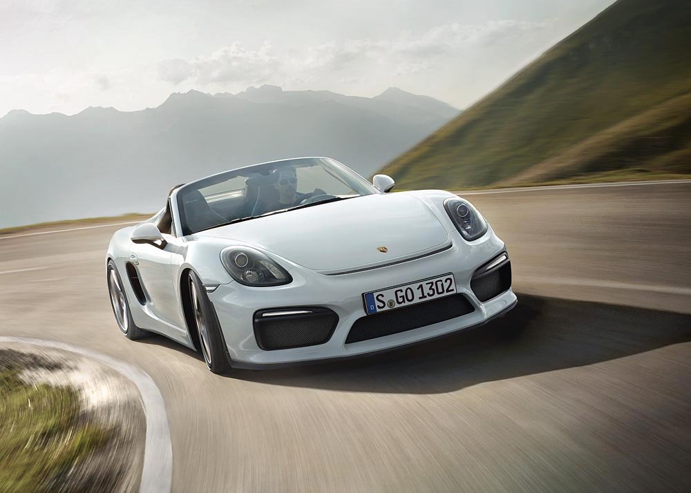 Weltpremiere des neuen Porsche Boxster Spyder 10