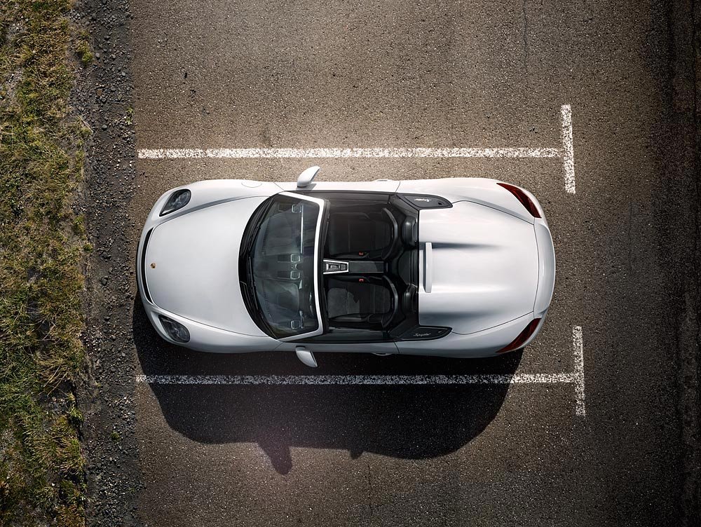 Weltpremiere des neuen Porsche Boxster Spyder 2