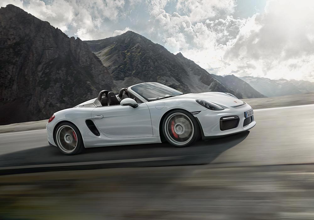 Weltpremiere des neuen Porsche Boxster Spyder 1