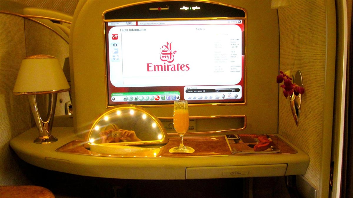 Ein $18,000 Dollar Flug in der First Class Suite von Emirates 8