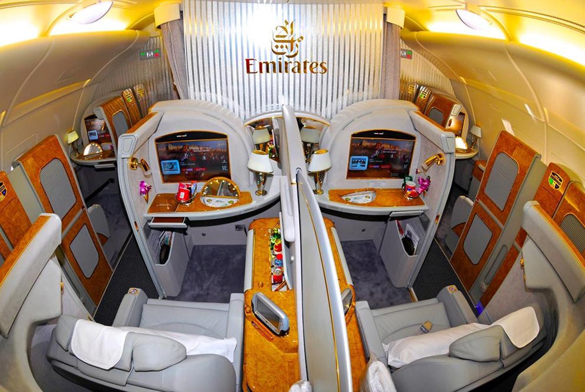 Ein $18,000 Dollar Flug in der First Class Suite von Emirates 14