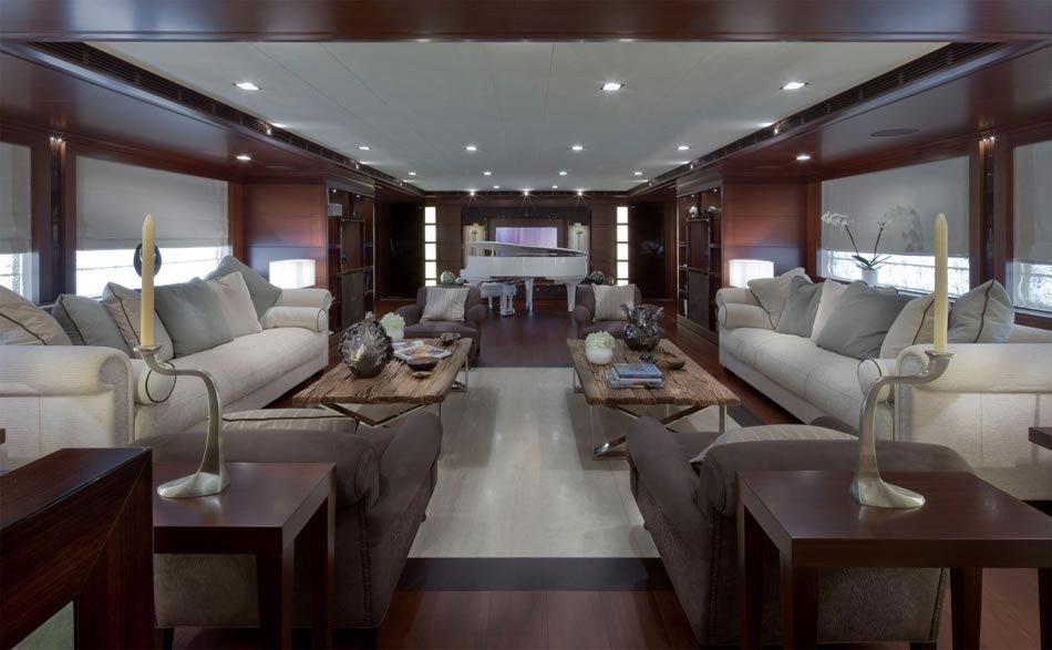 This MegaYacht by CRN Is The World’s First Floating Garage 19