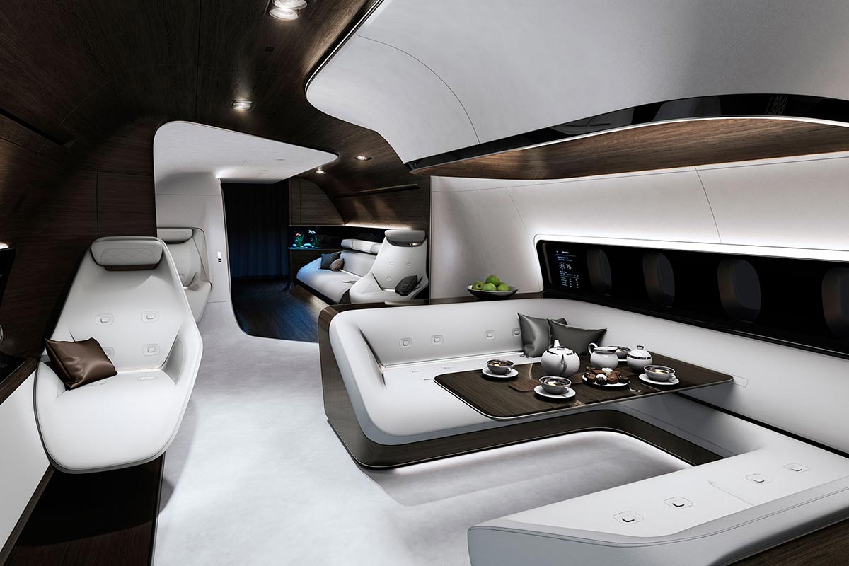 Mercedes-Benz Style & Lufthansa Technik entwickeln moderne Flugzeugkabine 3