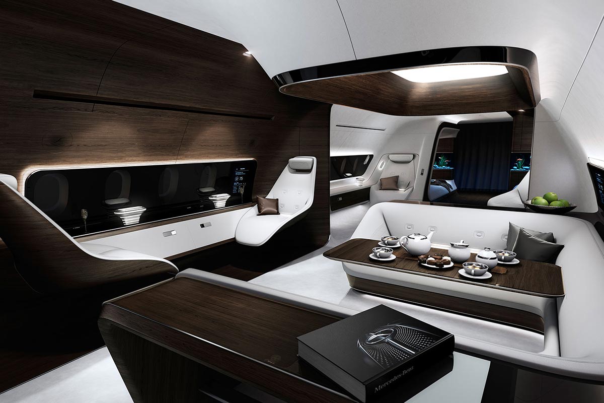 Mercedes-Benz Style & Lufthansa Technik entwickeln moderne Flugzeugkabine 4