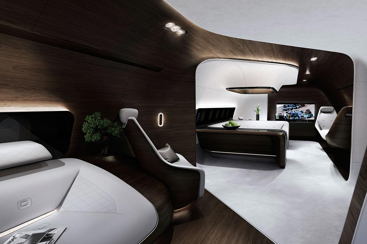 Mercedes-Benz Style & Lufthansa Technik entwickeln moderne Flugzeugkabine 5