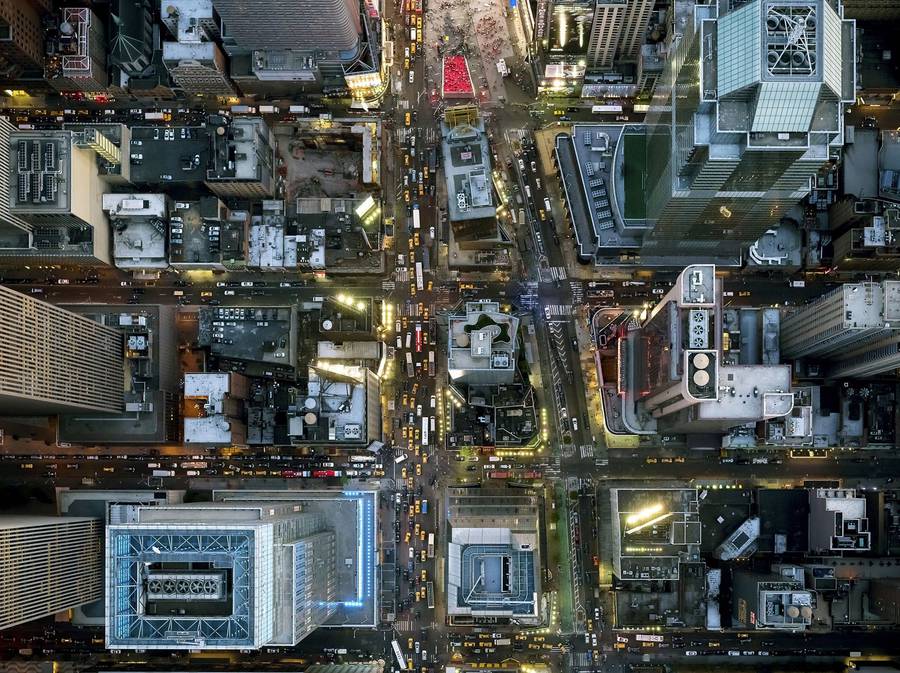 New York aus der Luft von Jeffrey Milstein 2