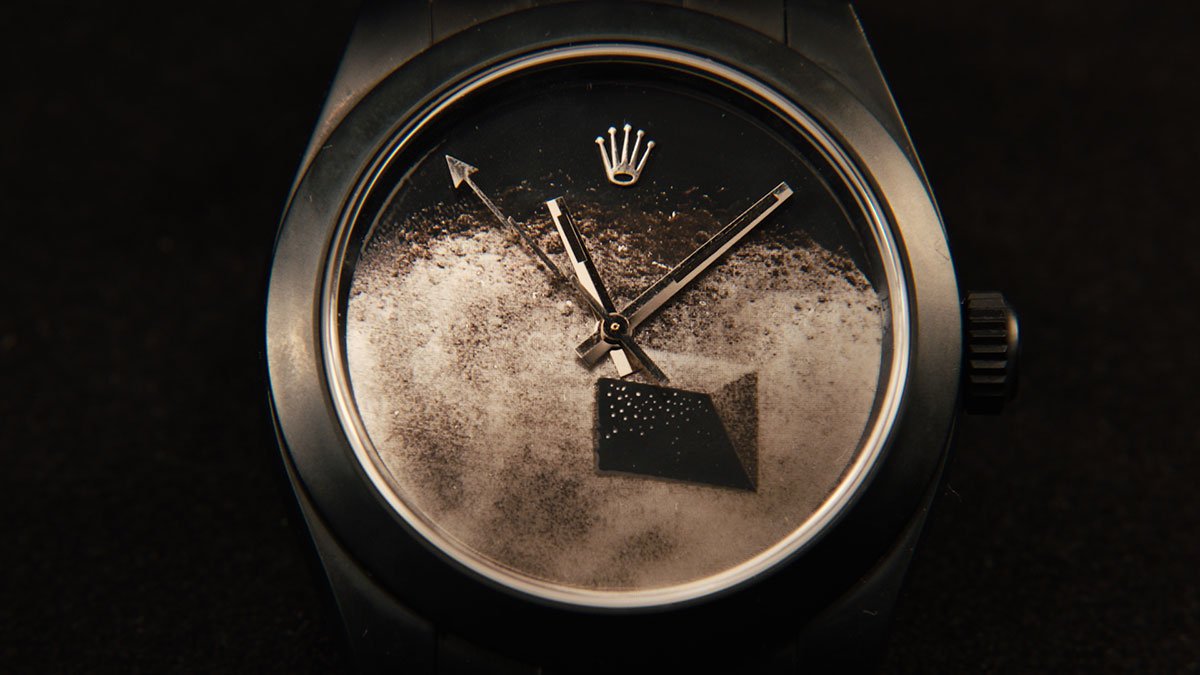 „The Black Moon“ Rolex von Daniel Arsham 5