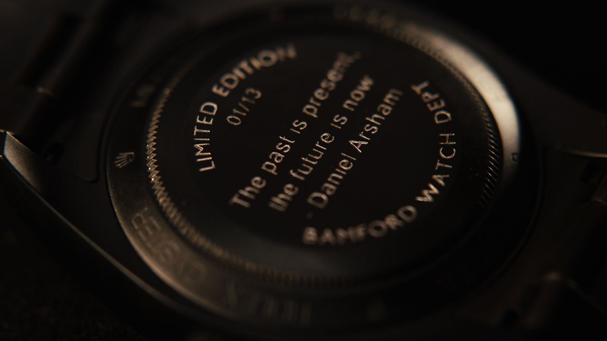 „The Black Moon“ Rolex von Daniel Arsham 7