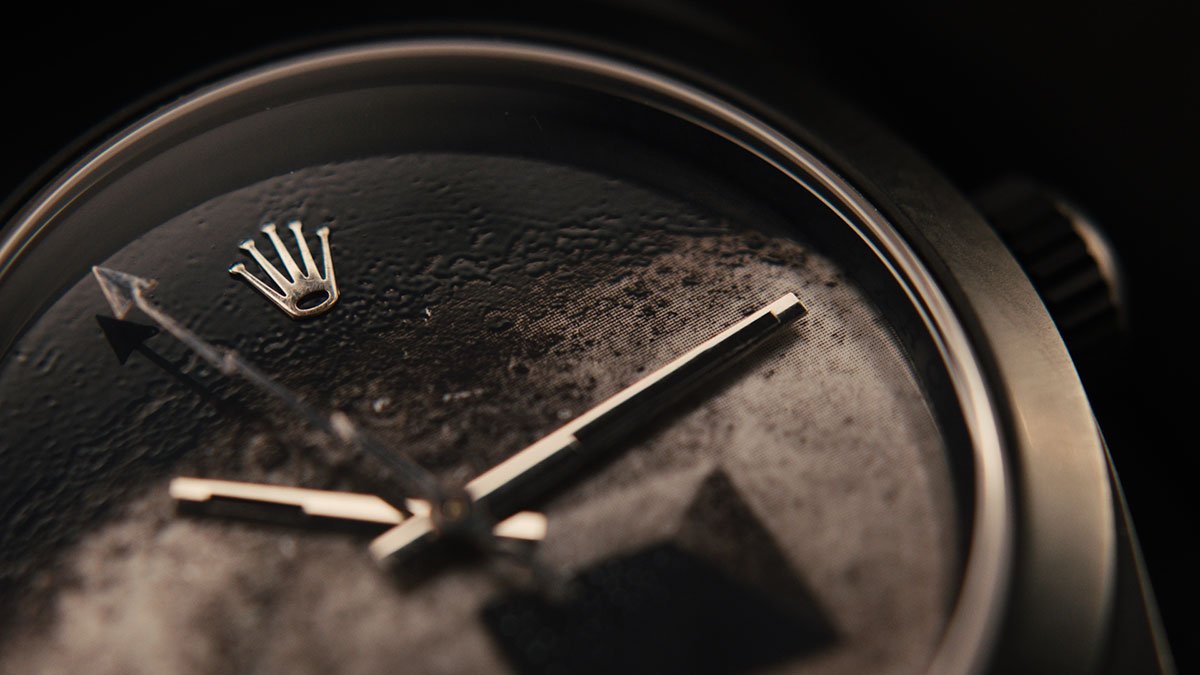 „The Black Moon“ Rolex von Daniel Arsham 1