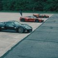 LaFerrari vs P1 vs 918 Spyder: 0-300 km/h Drag Race