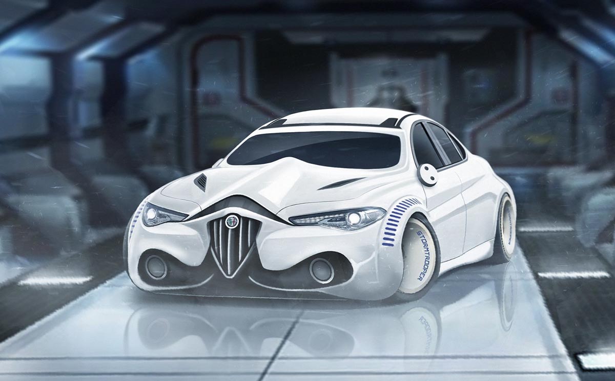 If Supercars Were Star Wars Characters 1