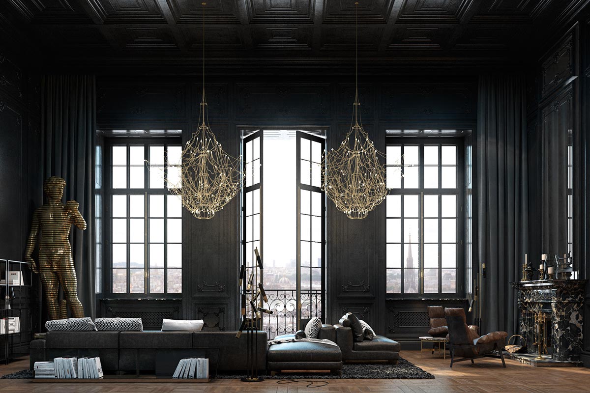 Anspruchsvolles Apartment in Paris von Irina Dzhemesyuk & Vitaly Yurov 1