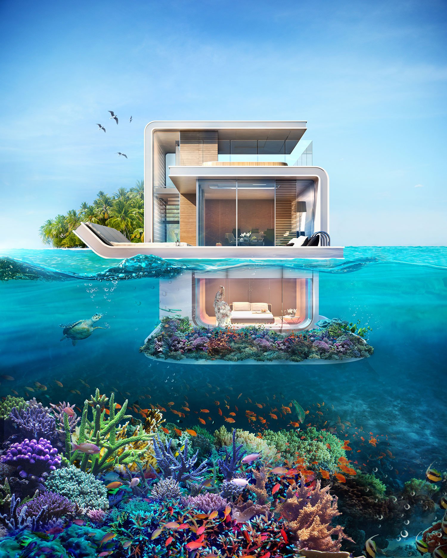 Dubai’s First Floating Underwater Apartments 5