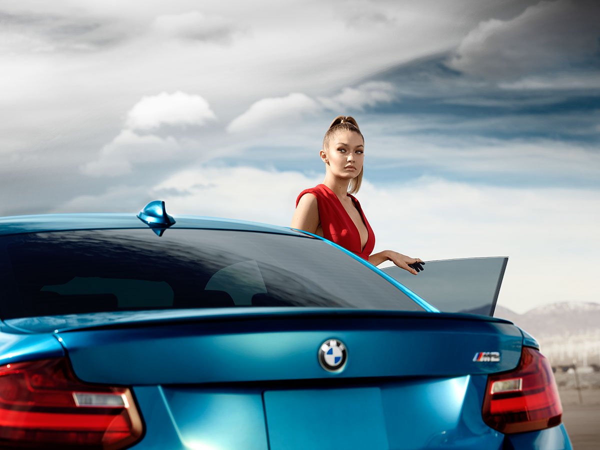 All ‚Eyes on Gigi‘ für das neue BMW M2 Coupé 4