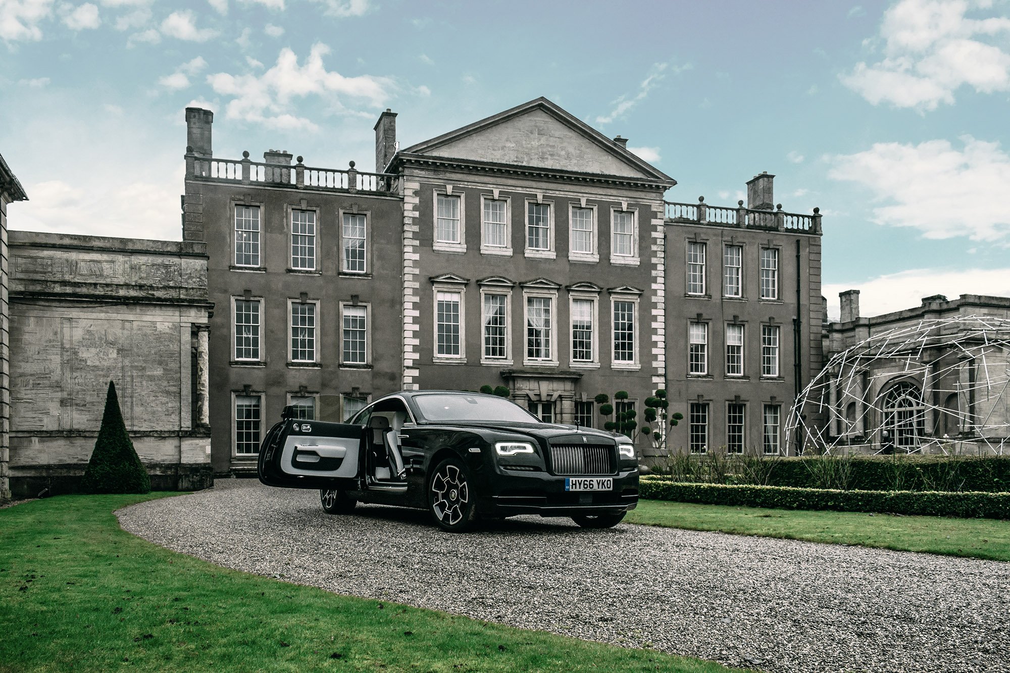 Driving The Black Badge Rolls Royce Wraith 5