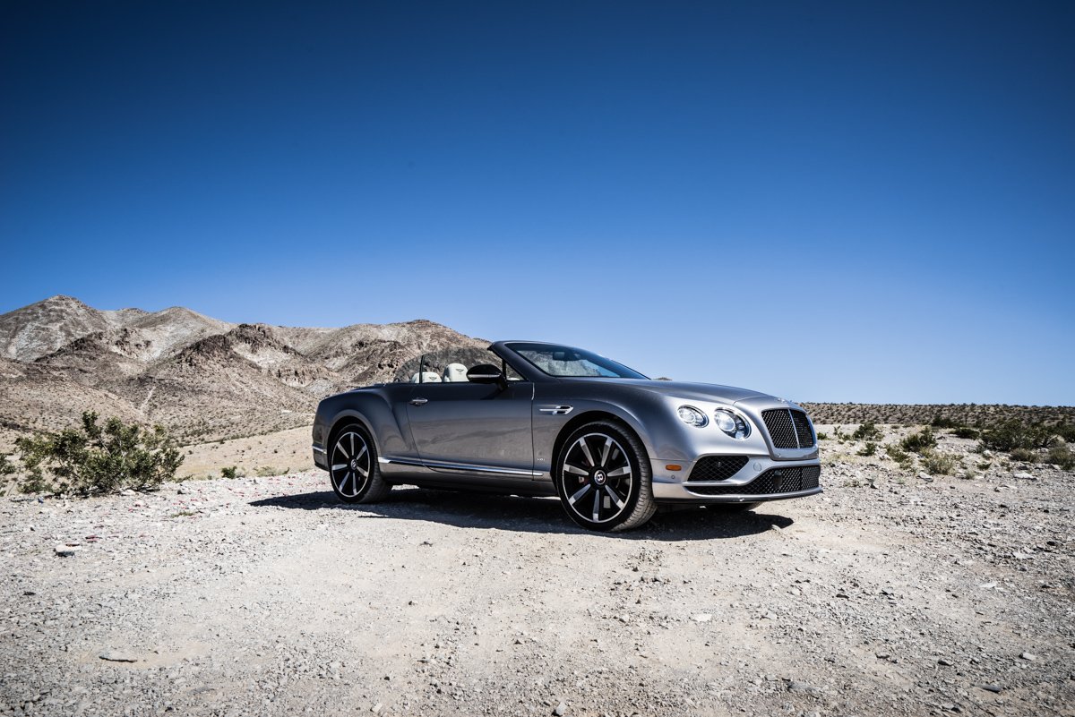 Cali To Vegas In The Bentley GTV8s Convertible 5