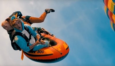 Hot Air Balloon Rafting With Morgan Oliver-Allen & Jay Alvarrez