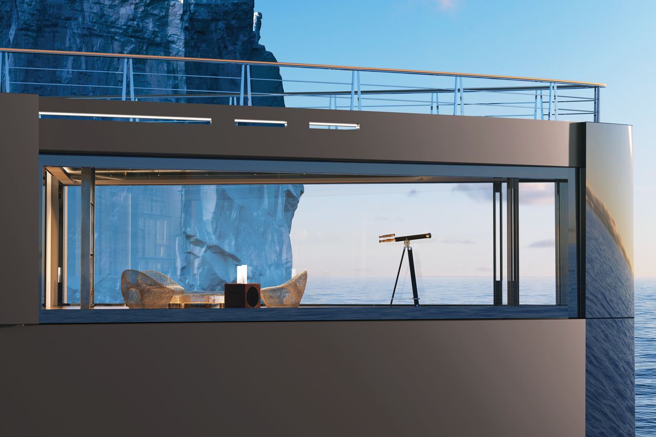 Keine Grenzen zwischen Mensch und Ozean: Die 120m Yacht „Nature“ von Sinot 13