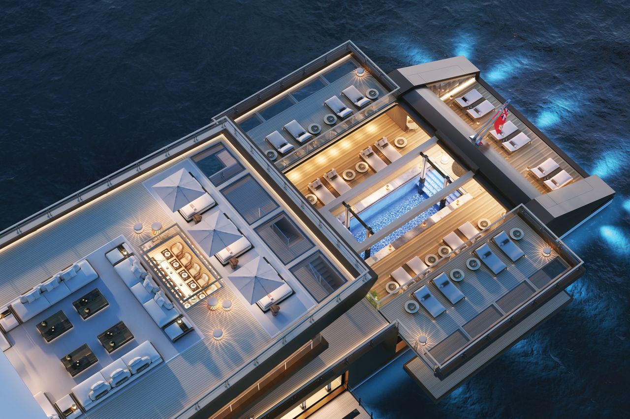 Keine Grenzen zwischen Mensch und Ozean: Die 120m Yacht „Nature“ von Sinot 16
