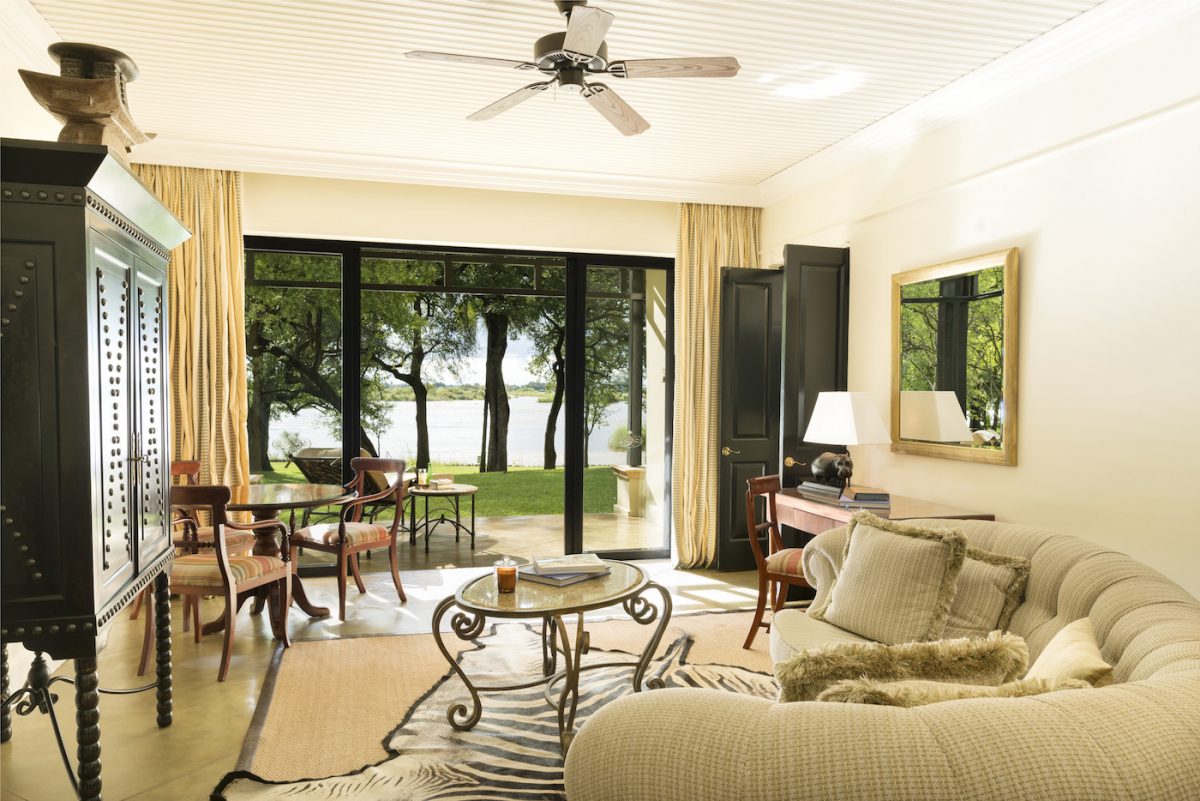 Kolonialer Charme: Im Royal Livingstone Resort Zambia bei den legendären Victoria Fällen