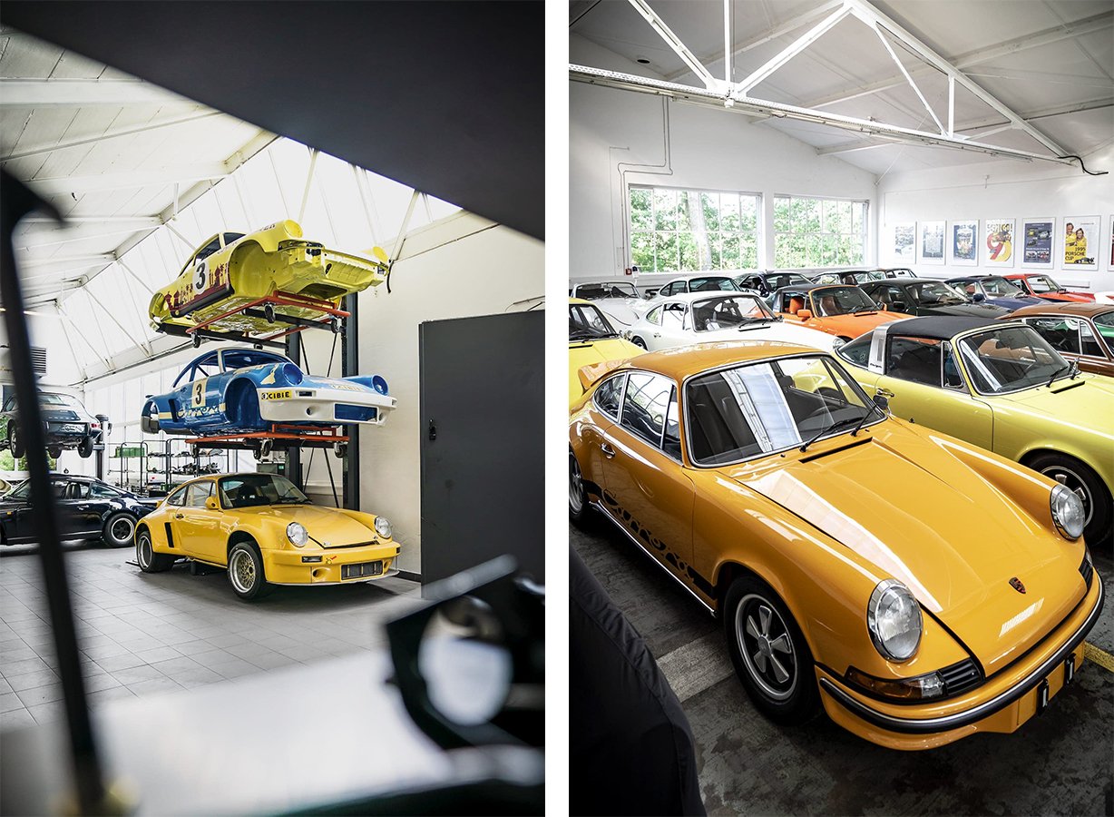 early 911s: Zu Besuch in den beeindruckenden Porsche 911er Hallen von Manfred Hering