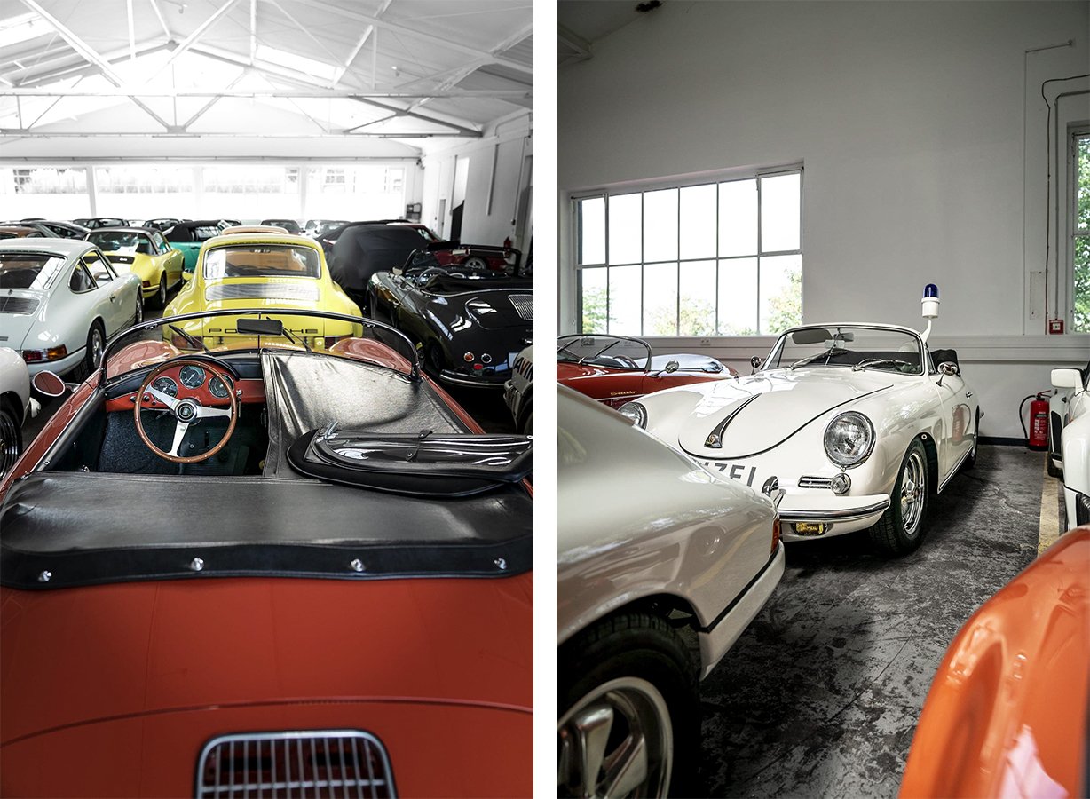 early 911s: Zu Besuch in den beeindruckenden Porsche 911er Hallen von Manfred Hering