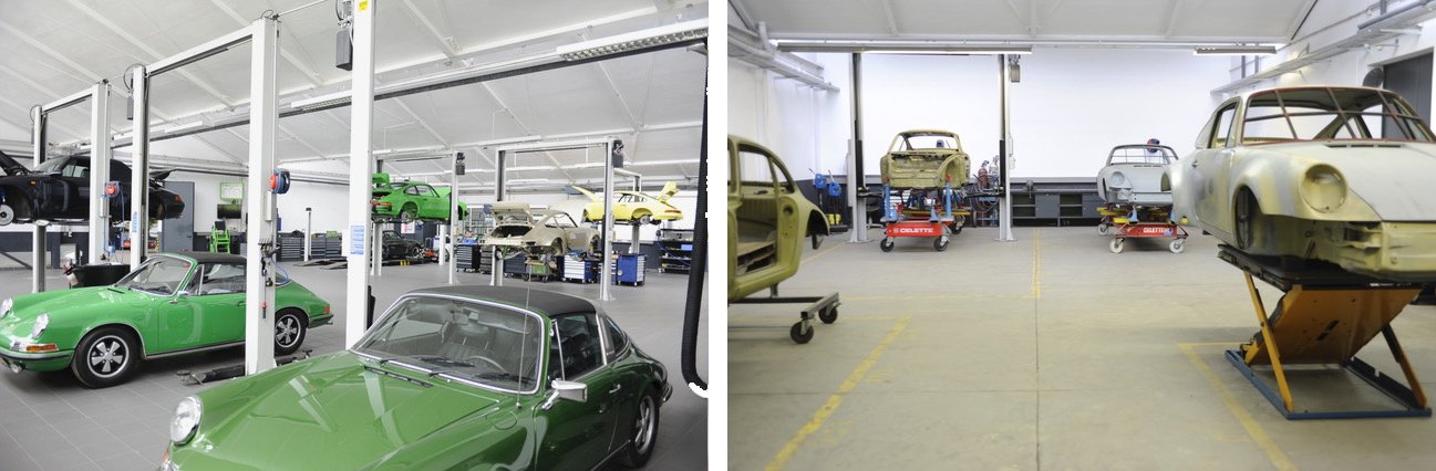early 911s: Zu Besuch in den beeindruckenden Porsche 911er Hallen von Manfred Hering