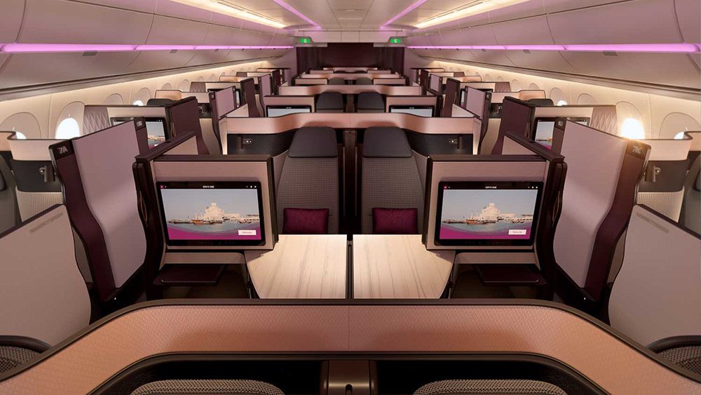 Die neuen Qatar Airways „Q-Suites“ in der Business Class 2